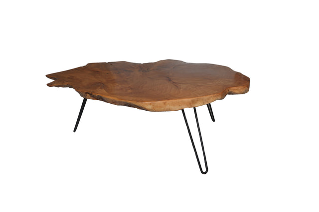 Modern Coffee Table 110x80cm single slab Alder wood Dubai