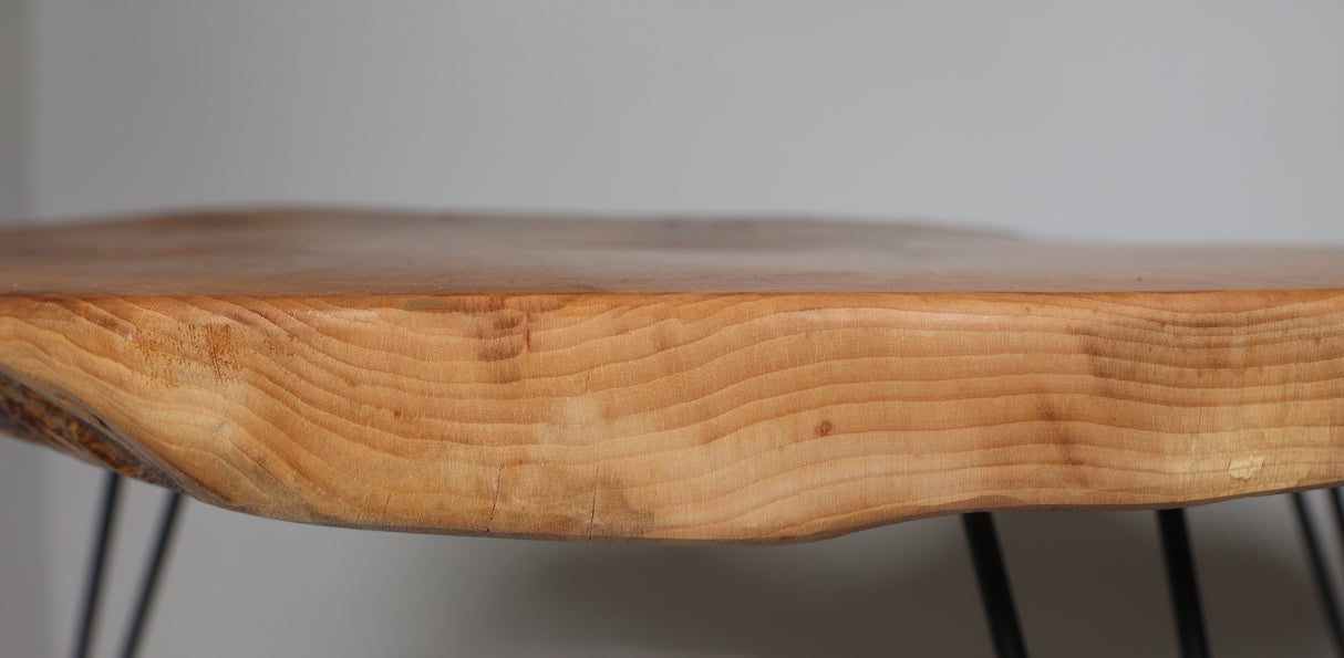Modern Coffee Table 110x80cm single slab Alder wood Dubai