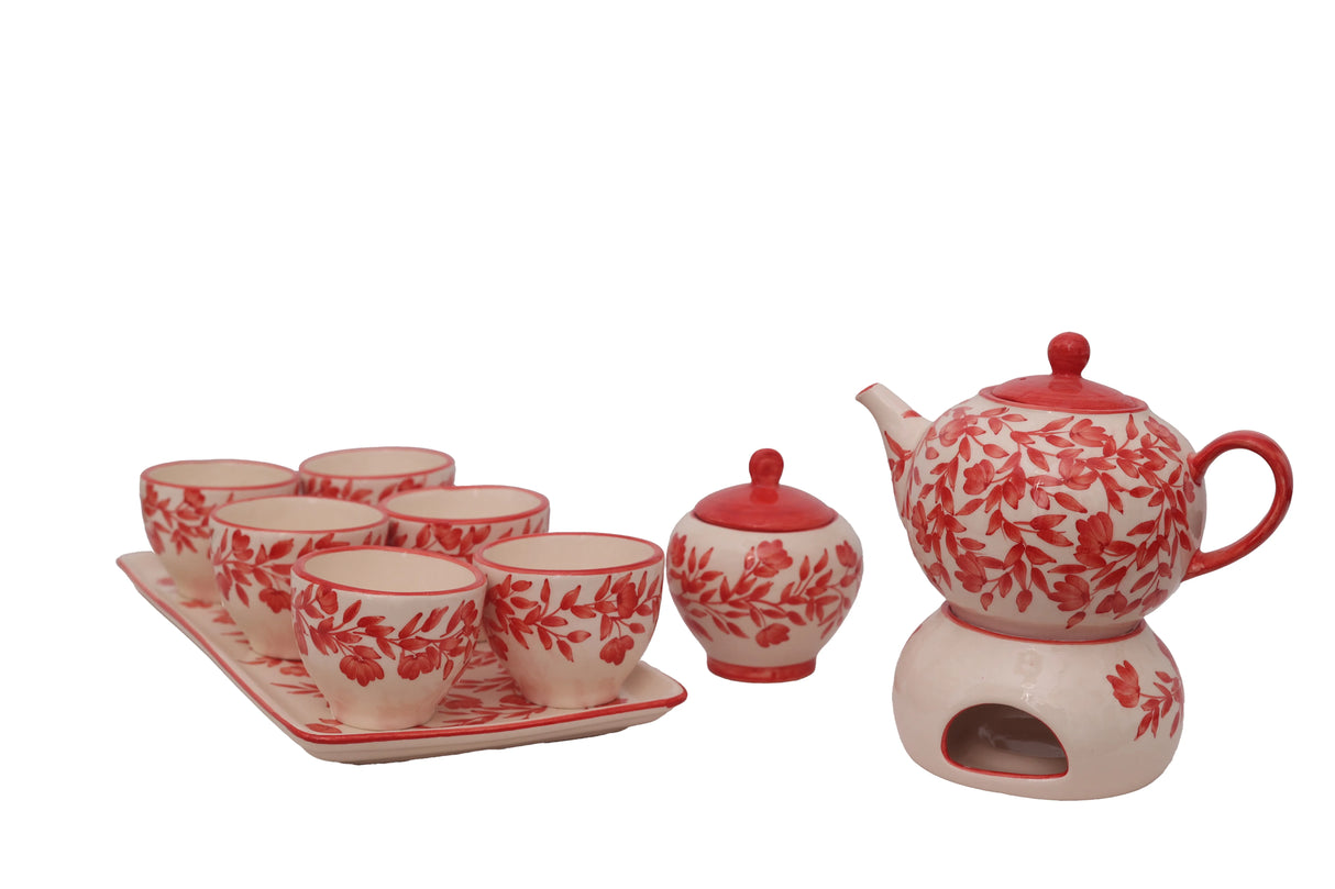 Tea Cup Set of 6 & Teapot online 10 pcs - Dubai