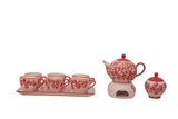 Tea Cup Set of 6 & Teapot 10 pcs - Dubai