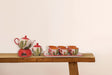 Ceramic Cappuccino Cups & Teapot Set 10 pcs - Online