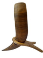 Handmade Wooden Horn-Shaped Viking Mug Dubai