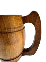 Natural Beer/Wine Mug Walnut Wood 