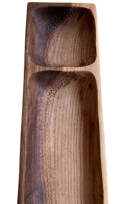 Walnut Wood Serving Plate 55x14cm 