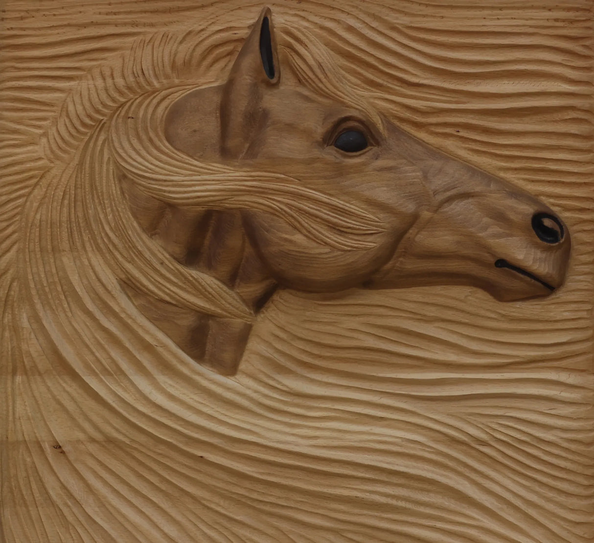 Wooden Wall Decor Horse 3D Wall Art Dubai